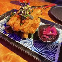 Salt and pepper tofu  at Tattu in Birmingham