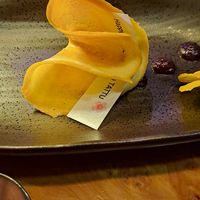 Fortune cookie at Tattu in Manchester