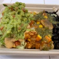 Vegan burrito bowl with tofu   at SYD - Mad Mex - T1 in Mascot