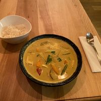 Mist Curry with rice at Mist in Prague