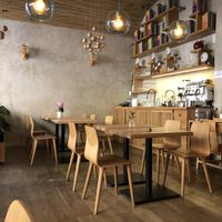 Seating area  at Mist in Prague