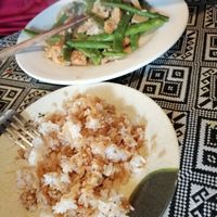 Chicken dish at Sapa Classic Vegan in Sapa