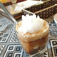 Coconut coffee at Sapa Classic Vegan in Sapa