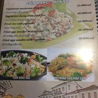 Menu at Sapa Classic Vegan in Sapa