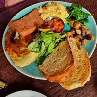 Veggie breakfast at Koo-ee Cafe in Glasgow