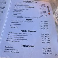 Menu brownie was yum  at Peter's Pie & Coffee Bar in Herceg Novi