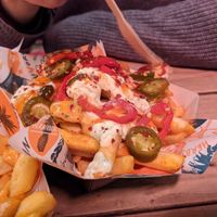 Spicy fries at Herbivorous in Sheffield