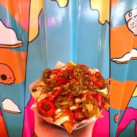 Spicy Loaded Fries 🔥 at Herbivorous in Sheffield