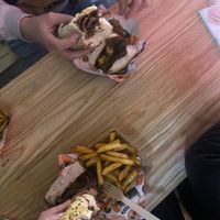 Best mushroom Philly cheesestakes ever   at Herbivorous in Sheffield