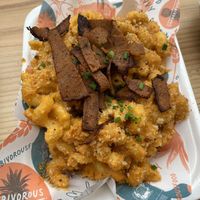 Bacon Mac & Cheese  at Herbivorous in Sheffield