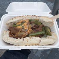 Cheesesteak  at Herbivorous in Sheffield
