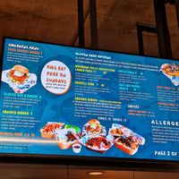 Menu at Herbivorous in Sheffield