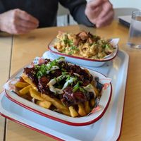 Vegan dishes at Herbivorous at Herbivorous in Sheffield