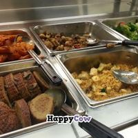 vegan hot bar items.. holiday selection at Co-Opportunity in Santa Monica