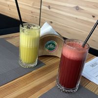 Fresh juices    at Gjelber in Tirana