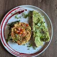 Tofu scramble at Coco Bowl in Salento