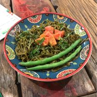 Vegan basil noodles at Hakuna Matata in 