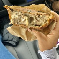 Creamy jackfruit pie at Rainbow Kitchen in Lower Moutere