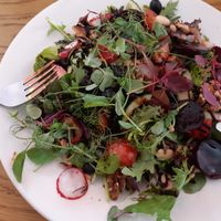 superfood salad (not on main menu but able to be made vegan) at Fuel in Falmouth