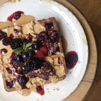 Vegan Waffles at Gabfoods in Istanbul