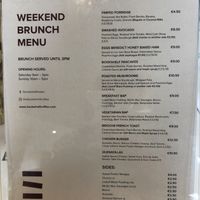 Weekend menu at The Bookshelf in Tralee