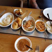 part of the ricetable at Bali James in Breda