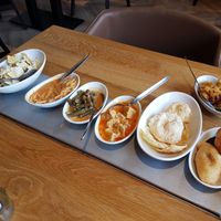 part of the ricetable at Bali James in Breda