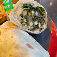 Chickpea wrap at Nando's in Brierley Hill