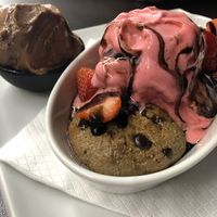 Vegan cookie dough with sorbet at Creams Cafe in Bournemouth