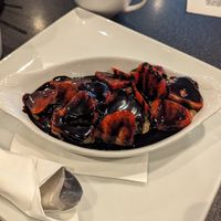 Tasted better than the photo! at Creams Cafe in Blackpool