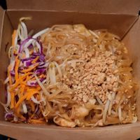 Pad Thai with Soy Shrimp at Bright Star in Rancho Cucamonga