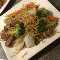 Soy beef chow mein  at Bright Star in Rancho Cucamonga