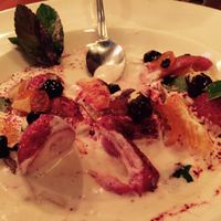 Custom made vegan dessert - yum! at Doe Bay Cafe in Orcas Island