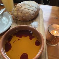 Ciabatta (comes with butter, vegan option is oil & balsamic vinegar) SO incredibly soft, warm, and fresh   at Doe Bay Cafe in Orcas Island