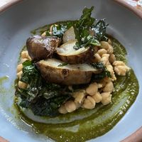 Chickpeas, roasted garden kale, and sunchoke, kale salsa (best chickpeas I’ve ever had. So buttery.) at Doe Bay Cafe in Orcas Island