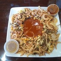 Koshary Platter at Falafel n Cafe in Clearwater