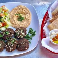 Falafel platter at Falafel n Cafe in Clearwater