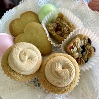 Vegan desserts  at Shakespeare Corner Shoppe in San Diego