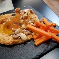 Hummus at Leef in Caldas Da Rainha