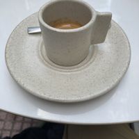 Coffee in “Cycladic” cup at Me Kolonaki in Athens