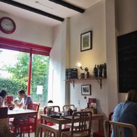 such a nice atmosphere! at Cafe Magdalen in Exeter