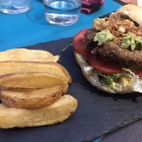 Burger la vegana at Lo Portal de Tamarit in Tortosa