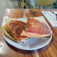 Eggplant parma panini at Good Food Emporium Cafe - Illume in Narre Warren