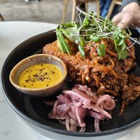 Mushroom French toast at Good Food Emporium Cafe - Illume in Narre Warren