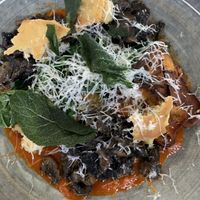 Polenta with mushroom ragú  at Good Food Emporium Cafe - Illume in Narre Warren