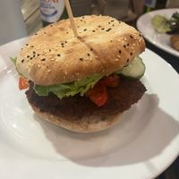 Spice of Life Vegan Schnitzel Burger  at Schnitz in Cairns