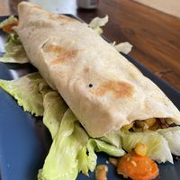 Fresh made burrito  at mount molloy license in Mount Molloy