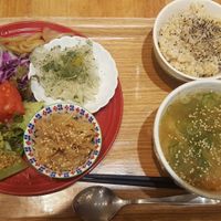 one of the vegan meals at Solviva Yukisaryou in Osaka
