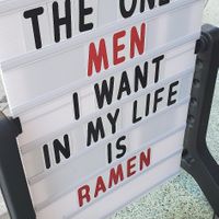 The only men I want in my life is ramen. at DTLA Ramen in Los Angeles