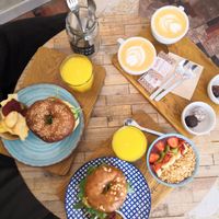 Vegan brunch. So much food for a great price at Catlove Coffee in Gijon